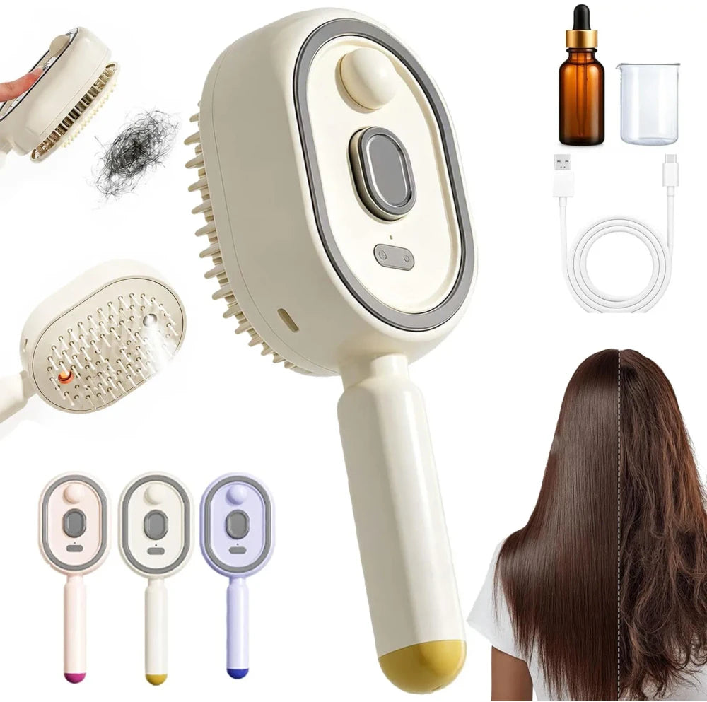 Ionic Hair Smoothing Brush with Mist Technology