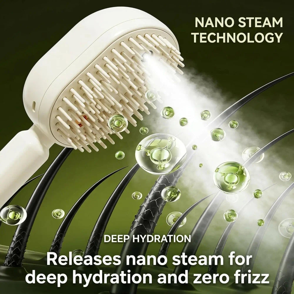 Ionic Hair Smoothing Brush with Mist Technology