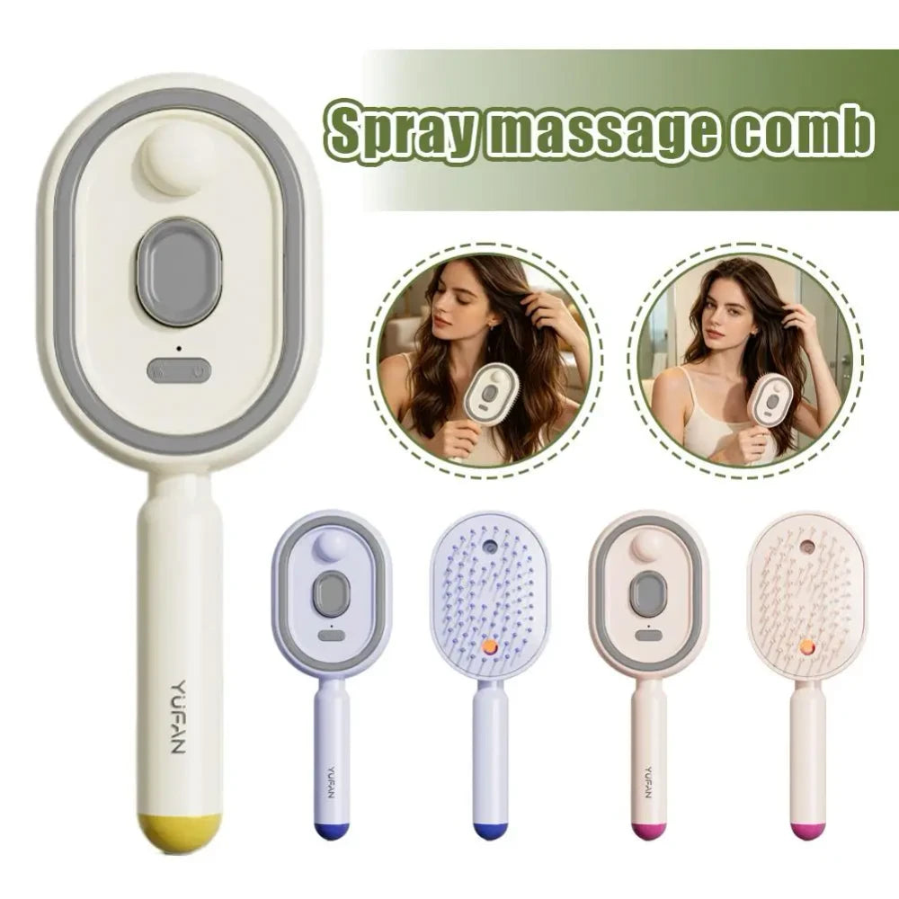 Ionic Hair Smoothing Brush with Mist Technology